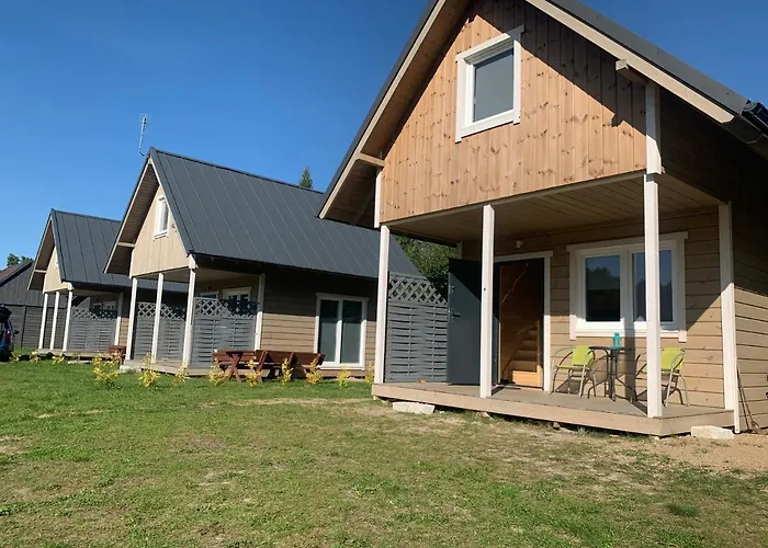 Letniskowe Powiat Starogard Gdanski بيت خشبي